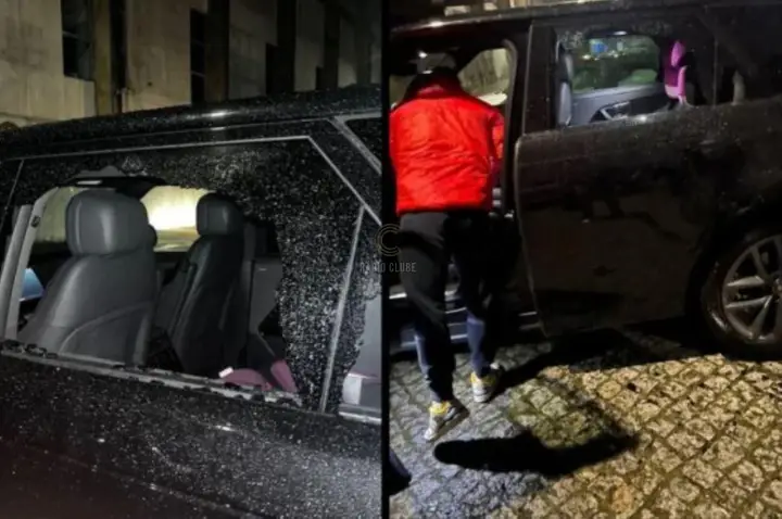 Carro do treinador do SC Freamunde vandalizado enquanto decorria o treino