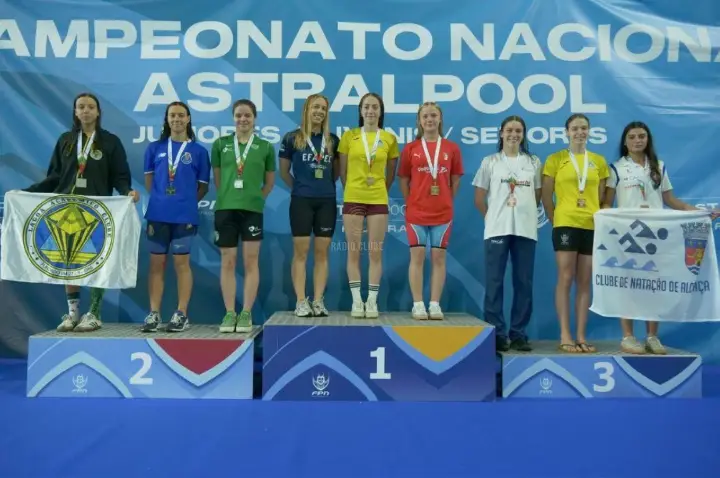 Clube Aquático Pacense conquista cinco títulos nacionais e 11 medalhas no Campeonato Nacional