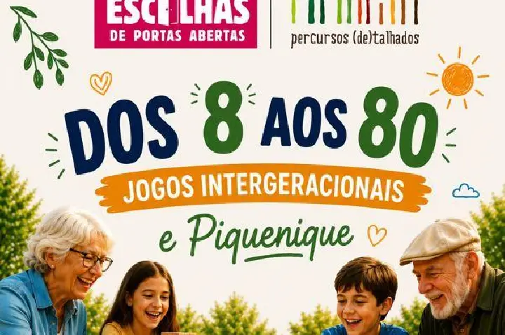 Jogos intergeracionais e piquenique dinamizam Arreigada a 13 de agosto