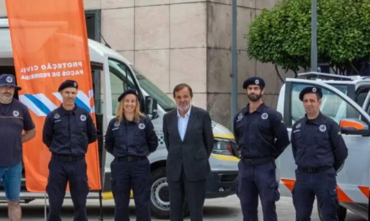 Paços de Ferreira reforça meios da Proteção Civil com novas viaturas operacionais