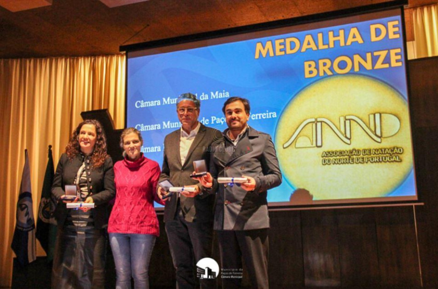 Paços de Ferreira distinguido com Medalha de Bronze pela Associação de Natação do Norte de Portugal
